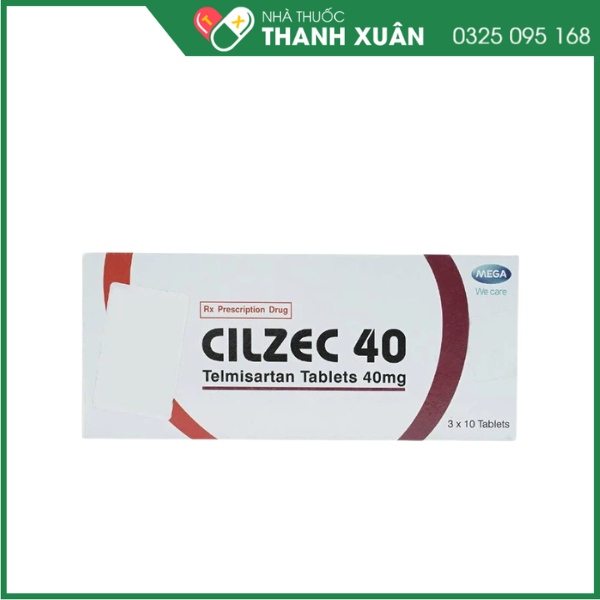 Cilzec 40 điều trị cao huyết áp
